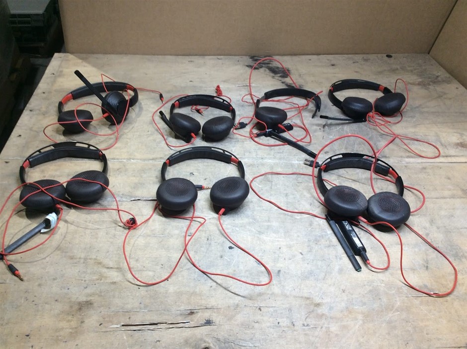 Poly C5220 Stereo USB Headset (Lot of 7)