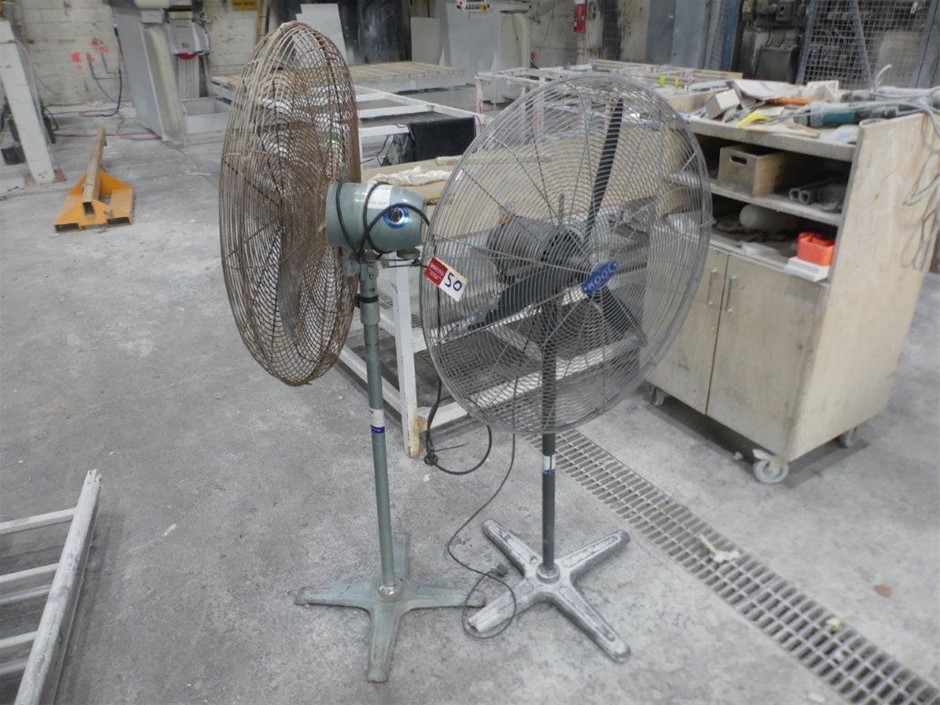 Workshop Pedestal Fans (2x)
