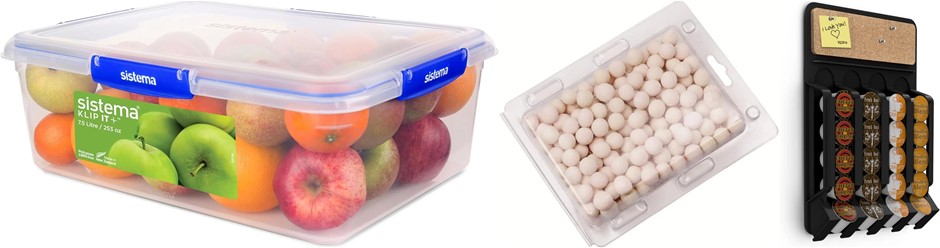 BUNDLE KITCHEN ITEM of 3 + Ceramic Pie Weights + Sistema Food Container 7.5