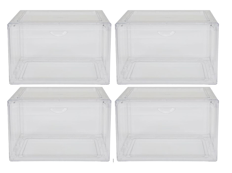 3 x TRINITY 6-Tier Wire Shelf With Wheels, Silver, L 121.92 x W 45.72 x H 1