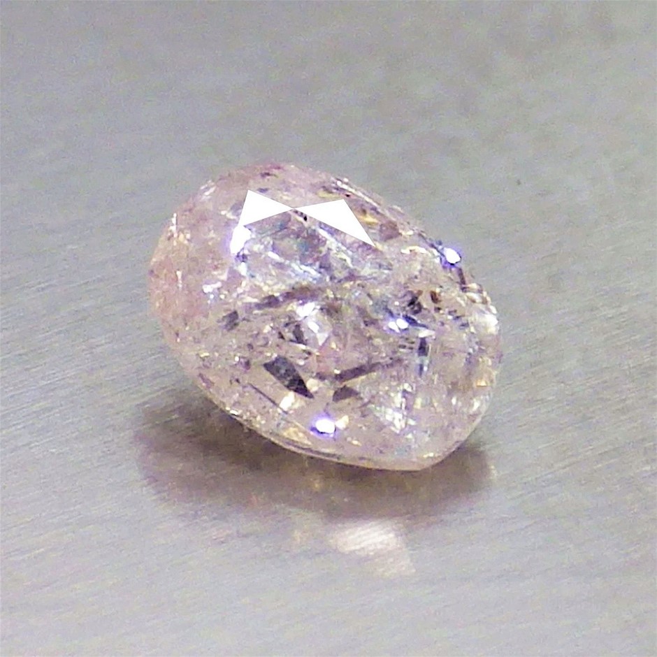 0.17ct Pink Cushion Cut Diamond