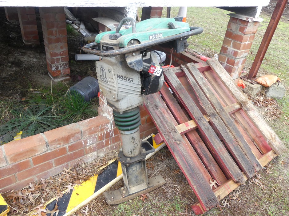 Wacker BS500 Trench Compactor (Petrol Powered)
