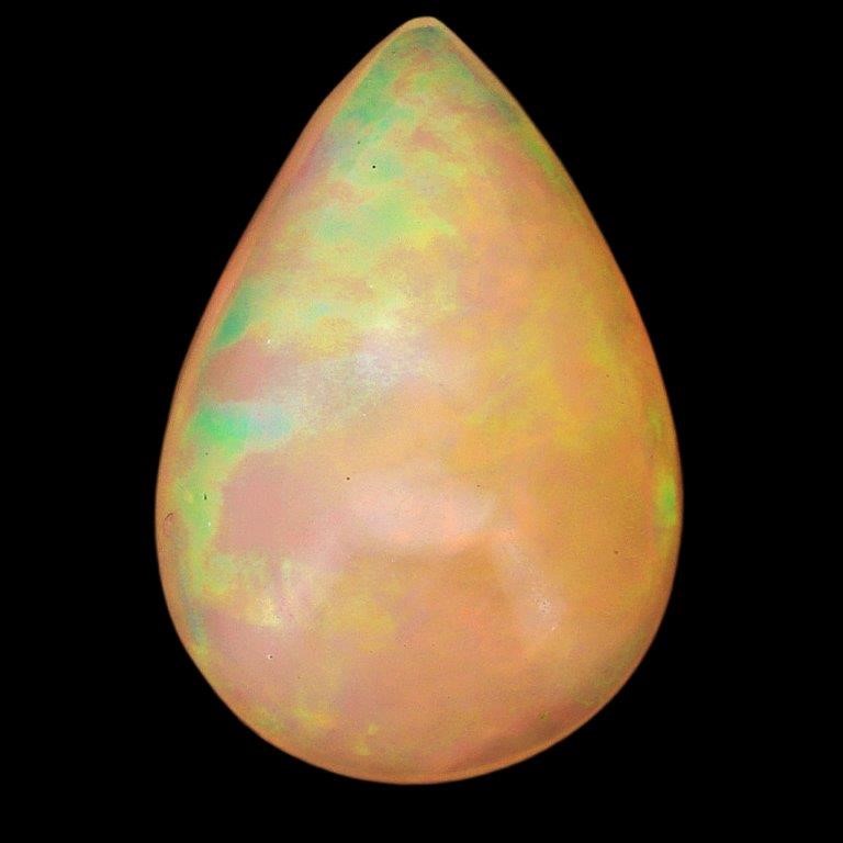 3.42 Carats White Color-Play Opal