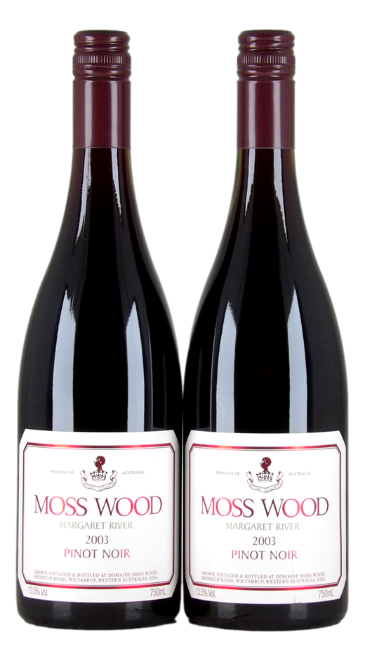 Moss Wood Pinot Noir 2003 (2x 750mL) Margaret River