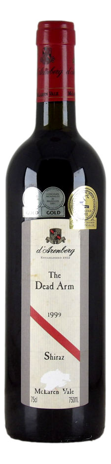 d'Arenberg Dead Arm Shiraz 1999 (1x 750mL) McLaren Vale
