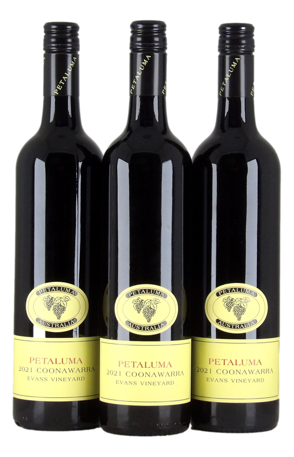 Petaluma Coonawarra Evans Vineyard Cabernet Merlot 2021 (3x 750mL) SA