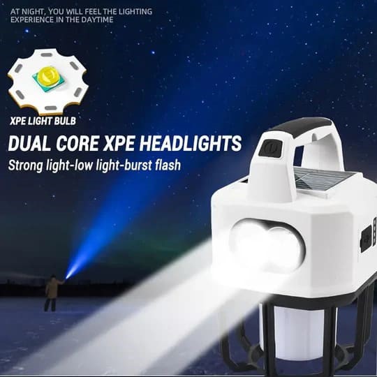 Solar Powered Camping Lantern with Multifunctional Charging - Your Ultimate