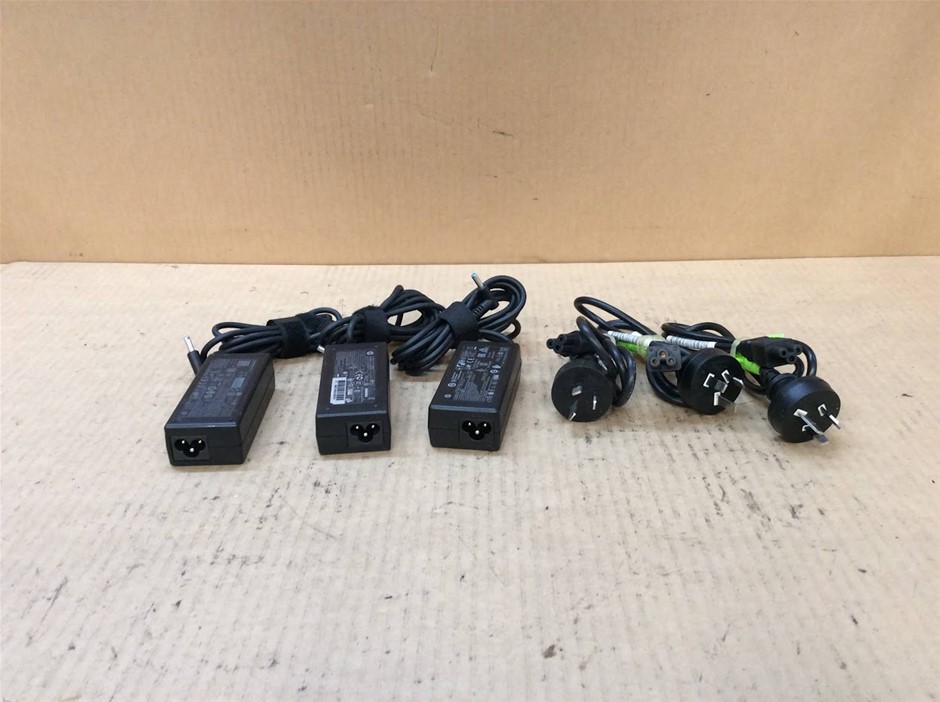 HP Mix Model AC Adapters (Lot of 3)