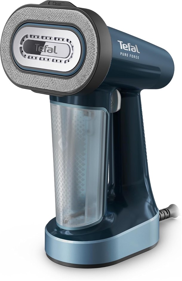 TEFAL Pure Force 3in1 Handheld Garment Steamer. NB: Minor use and not in bo