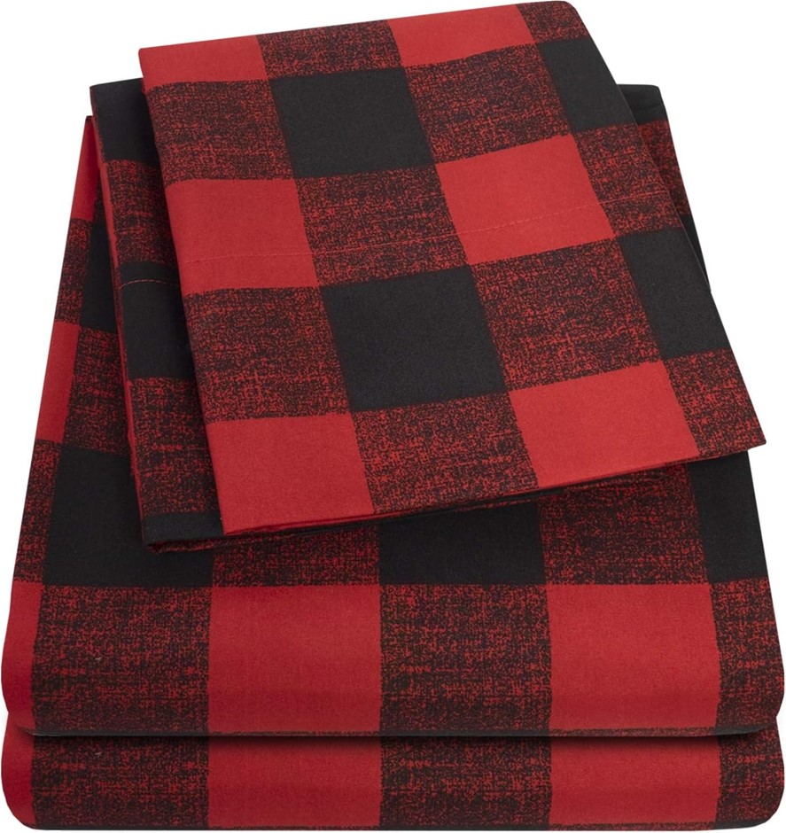 SWEET HOME COLLECTION 1500 Supreme Collection Bed Sheets Set Full.