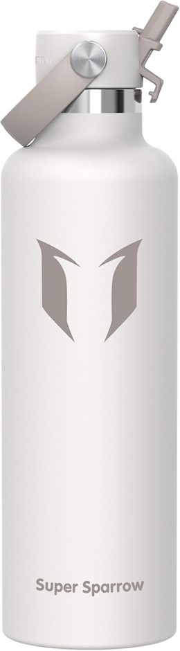SPARROW Insulated Water Bottle 1L FlipFlow Metal Water Bottles with Straw L