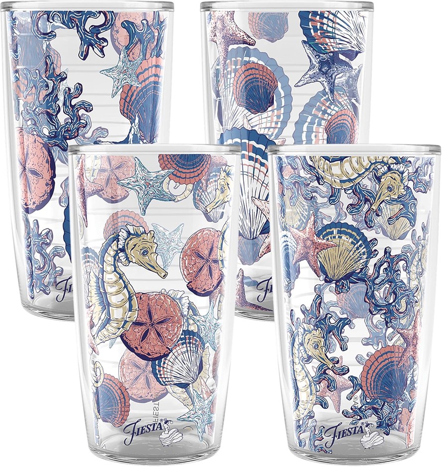 TERVIS FIESTA Reef Life Made in USA Double Walled Insulated Tumbler Cup Kee