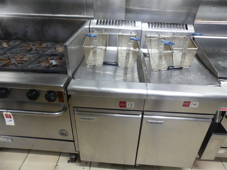 <B>WALDORF Twin Pan Deep Fryer</B>