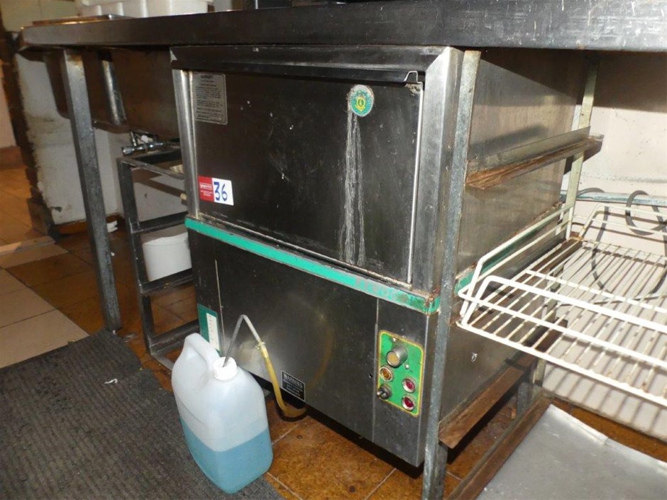 <B>ESWOOD CI-3B Under Bench Glass Washer</B>