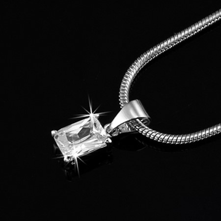 Drop Pendant with Genuine Crystals by Swarovski- stiff clasp
