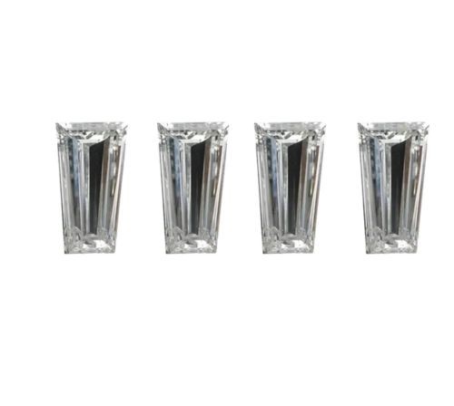 0.05 carat white 4 baggette fancy shape diamond