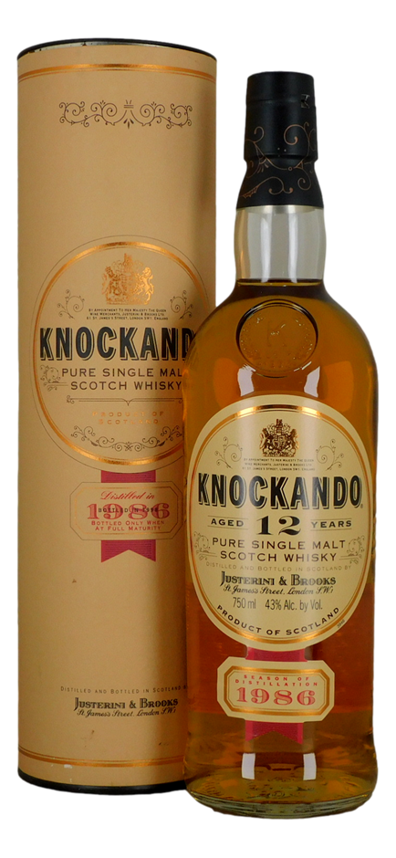 Knockando Aged 12 Years Single Malt Scotch Whisky (1x 700mL)