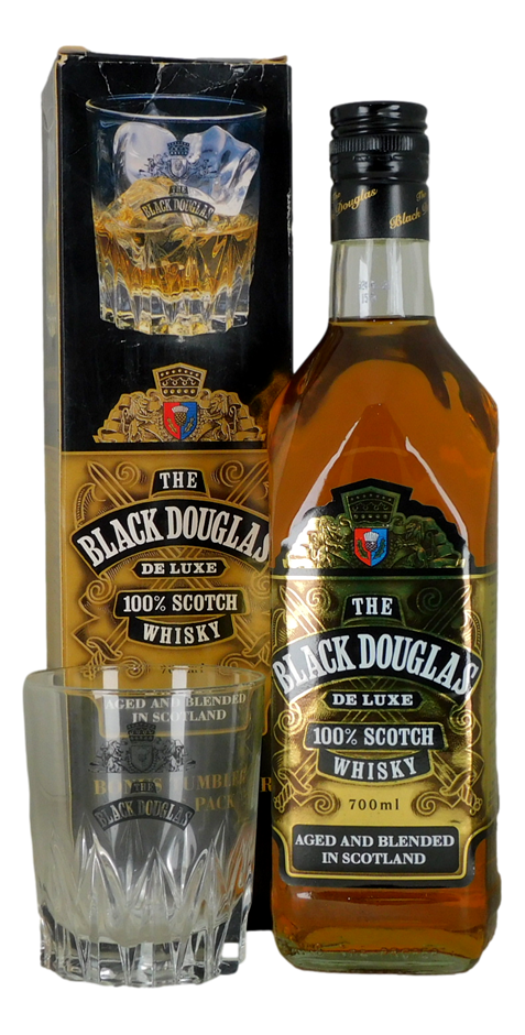 Black Douglas Scotch Whisky + Tumbler (1x 700mL)