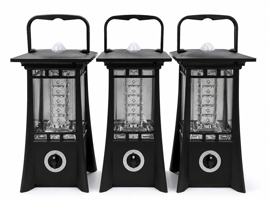 6 x Portable Camping Lamp 24LED Lantern Lights for Camping, RV, Hiking & Em