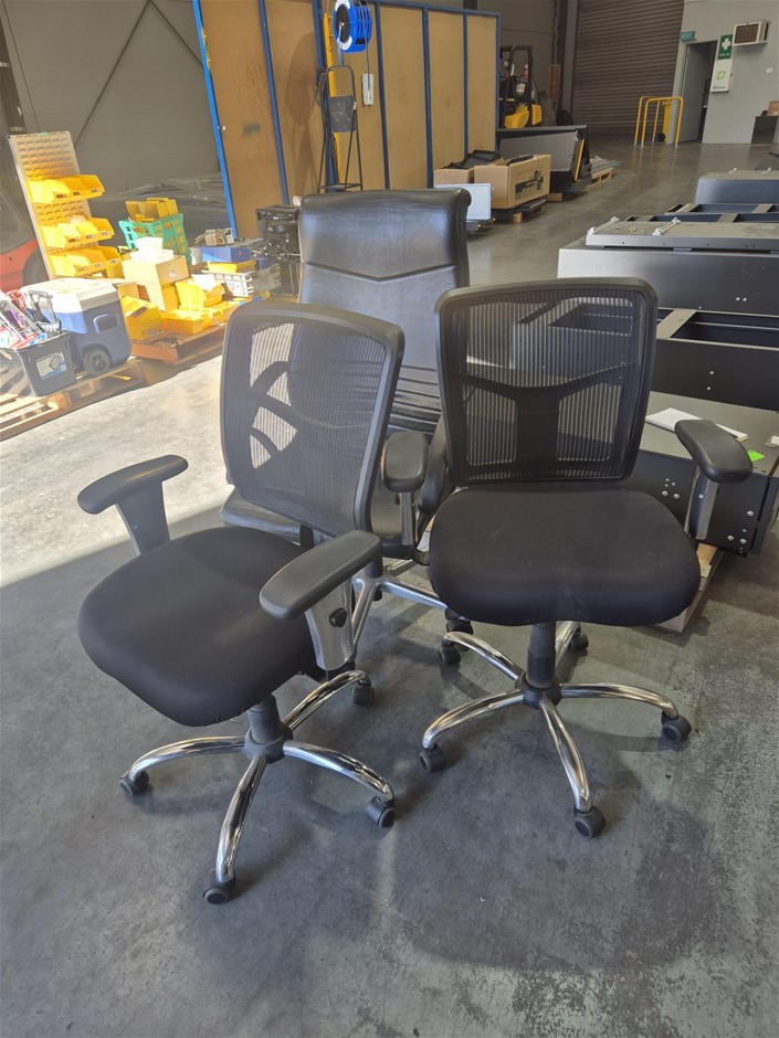 3 Quality Office Swivel Chairs