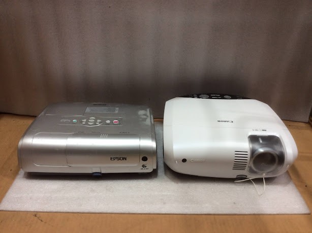 Epson EMP-S4&Canon LV-7280 LCD Projectors (Lot of 2)