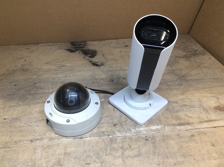 Axis Dome Network Camera + Mixed Brand Security Camera
