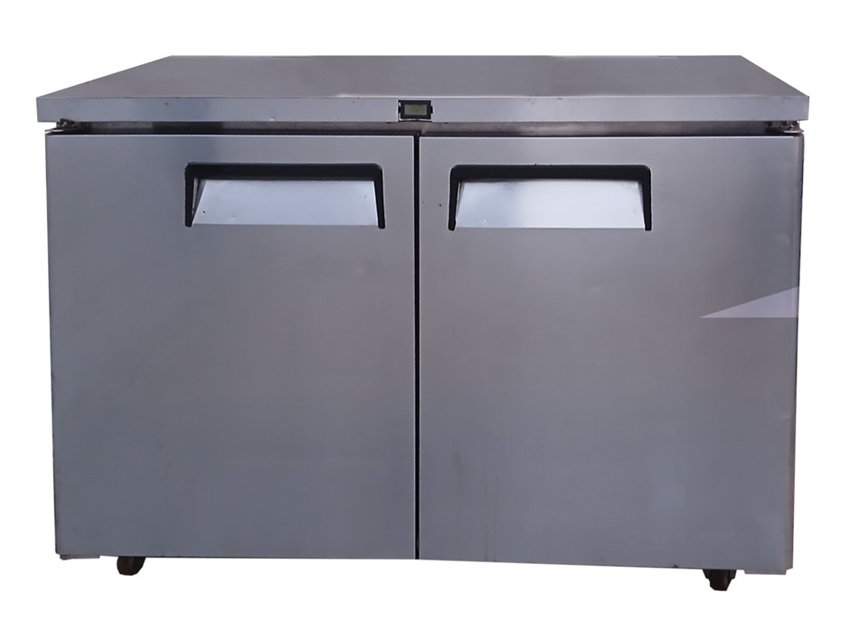 Two Door Undercounter Stainless Steel Fridge