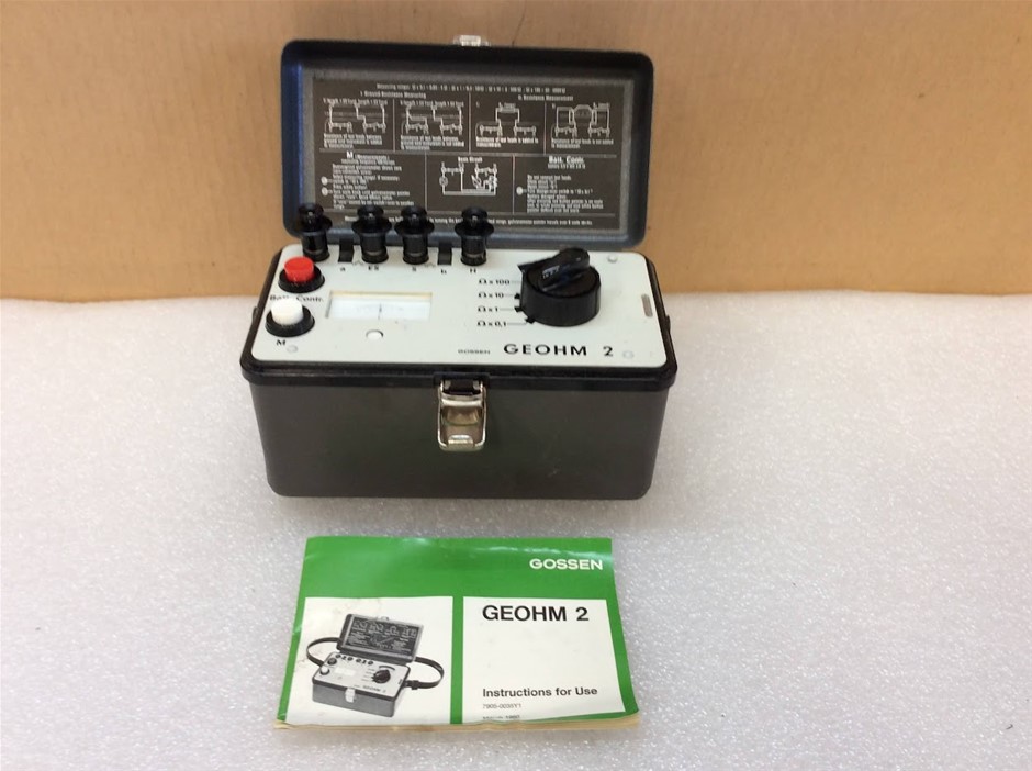 Gossen GEOHM 2 Earth Resistance Tester