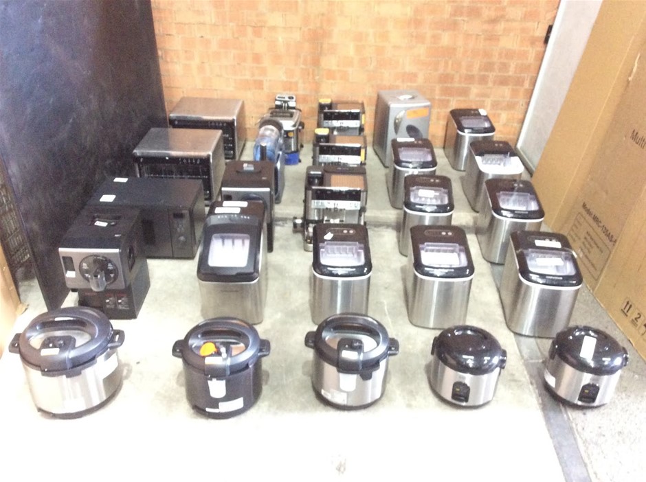 Mixed Brand Ice Makers, Coffee Machines And Rice Cookers