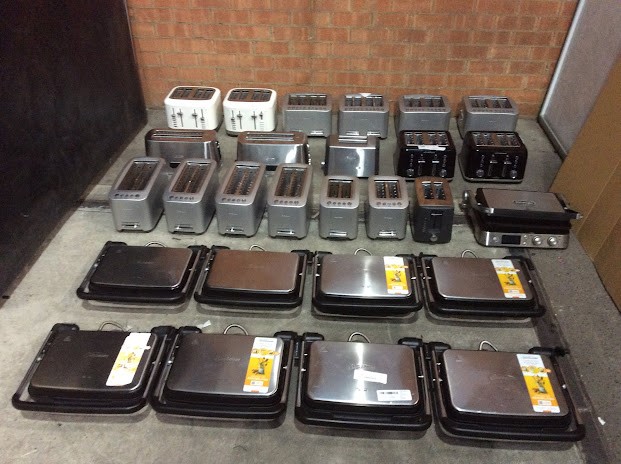 Breville/Delonghi/Sunbeam Mixed Brand and Model Toaster/Sandwich Maker/Appl