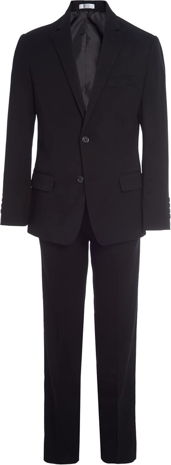 CALVIN KLEIN Boys' 2pc Suit Set, Size 16, Black (001), K831209. NB: Missing