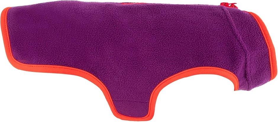 HUSKIMO Perisher 33cm Duo Dog Fleece Jacket, Magenta, HCPD33MA. Buyers Not