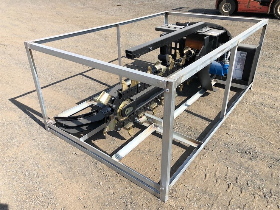 Trencher Attachment for Skid Steer Loader(Unused)