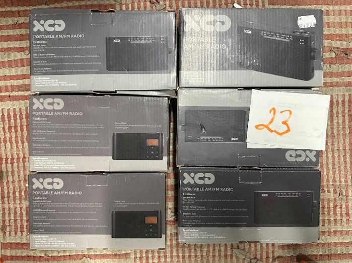 Quantity of portable radios
