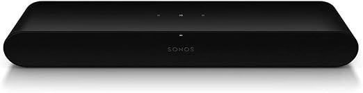 SONOS Ray Soundbar - Black. NB: Unit And Power Cable Only; Missing Other Ac