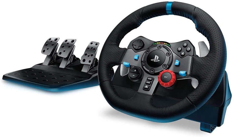 LOGITECH G29 Driving Force Racing Wheel for PlayStation 4. NB: Missing Powe