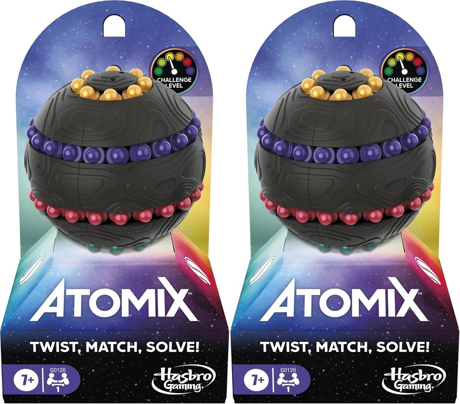 2 x Hasbro Gaming Atomix Game for Kids, Teens, and Adults | Brainteaser Puz