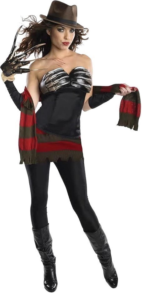0174-5062664 · RUBIE'S Women's Nightmare on Elm Street: Freddy Corset Style Costume, Multi