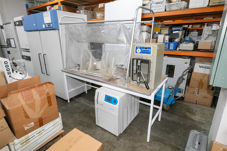 Anaerobic Vinyl Glove Isolation Chamber 2 Arm Access