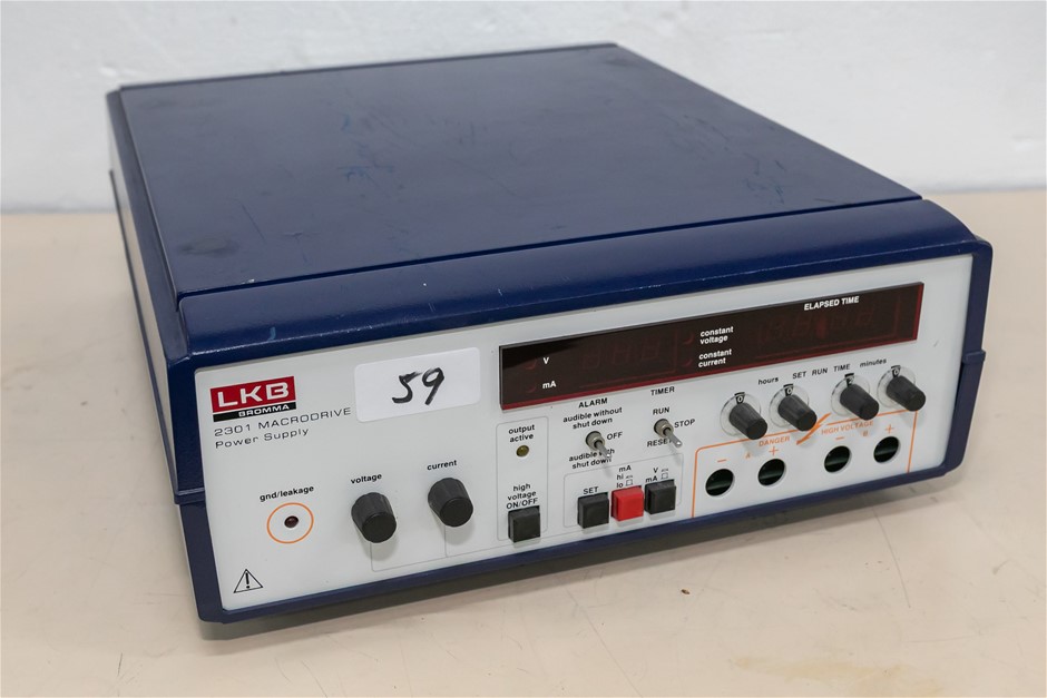 Power Supply Programmable 0-999V, 0-400mA, with Timer, Dual Outlets