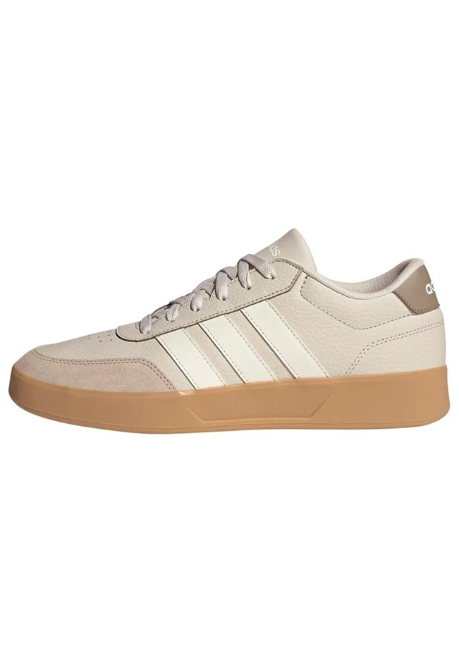 Adidas Men's BREAKNET grey/beige Size AU9