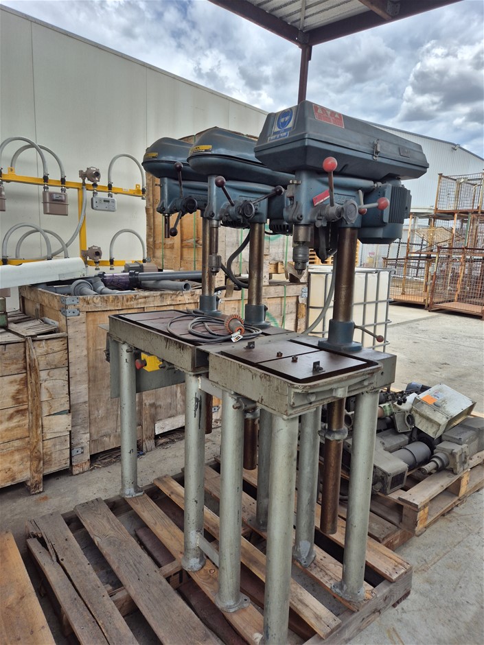 No Reserve Various Tapping Heads with Drill Presses and More
