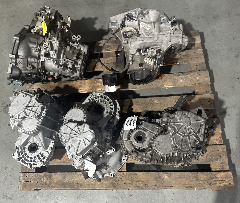Pallet of 5 Mitsubishi Reconditioned Manual Gearboxes