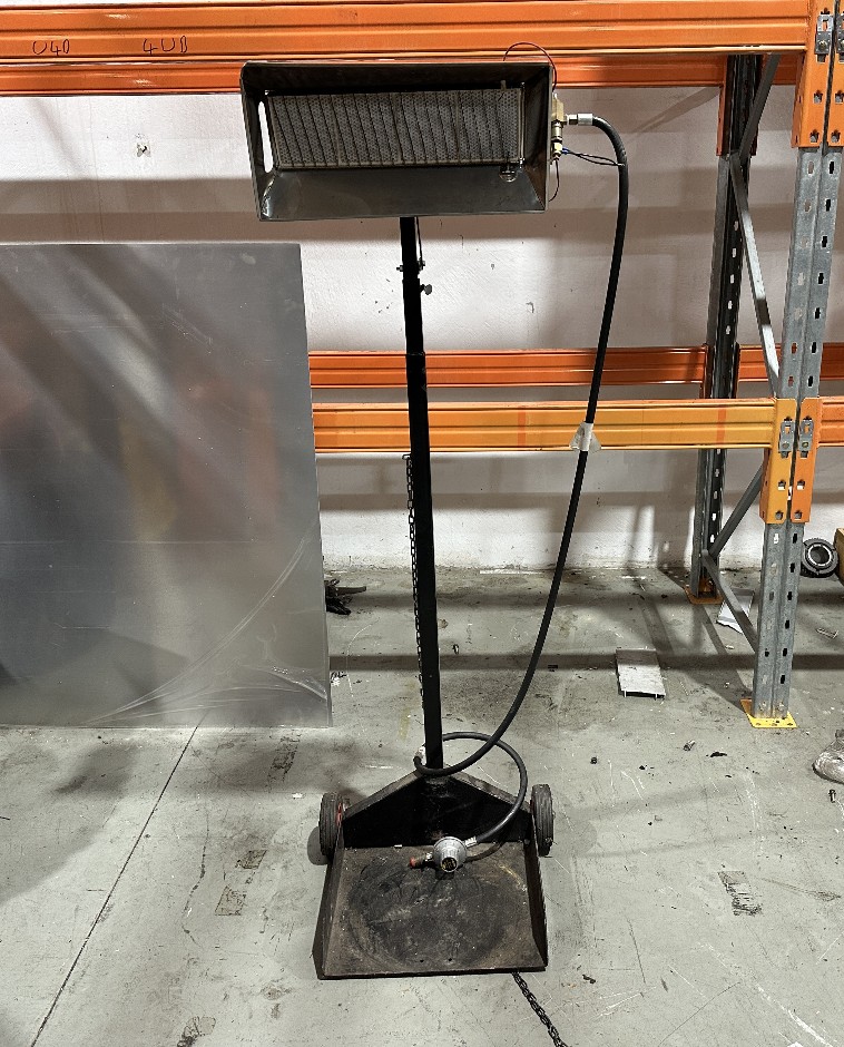 Propane Gas Heater Hurll Nu-Way Trolley