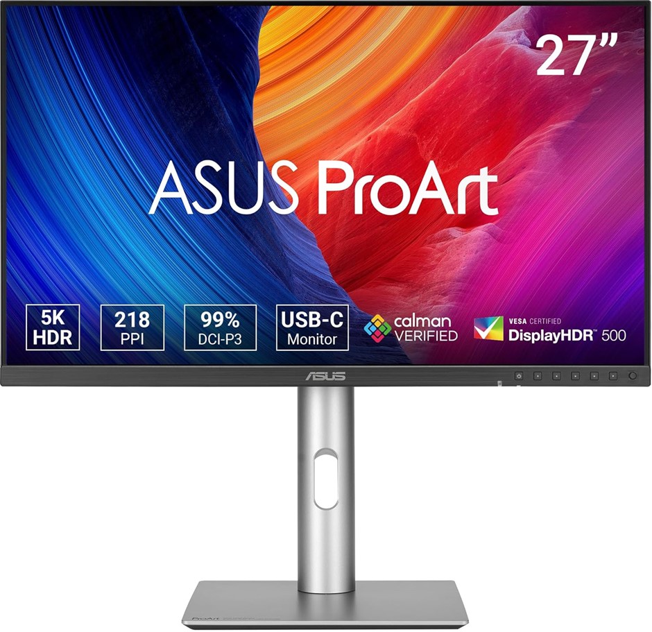 ASUS ProArt Display 5K PA27JCV Professional Monitor – 27-inch, IPS, 5K (512