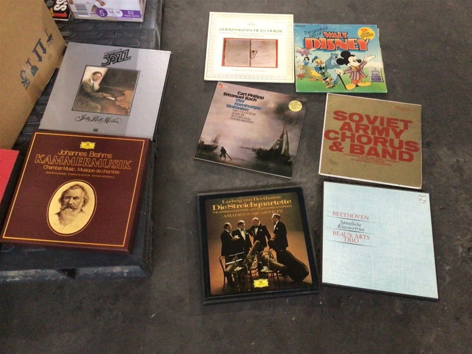 Qty of Assorted Classic & Ethinc Music Records