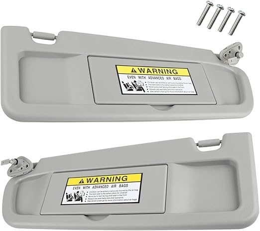 Sun Visor Replacement Part 83280-SNA-A01ZBx83230-SNA-A01ZB (Gray, Left+Righ