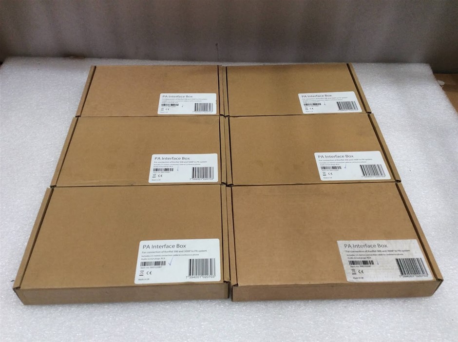 Konftel 300/300IP PA Interface Box Audio Interface - New (Lot of 6)