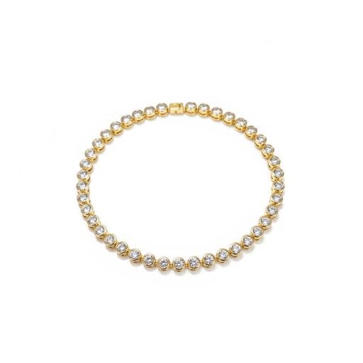 22K/Italy Gold Filled Bracelet -(stamped 22K/Italy)