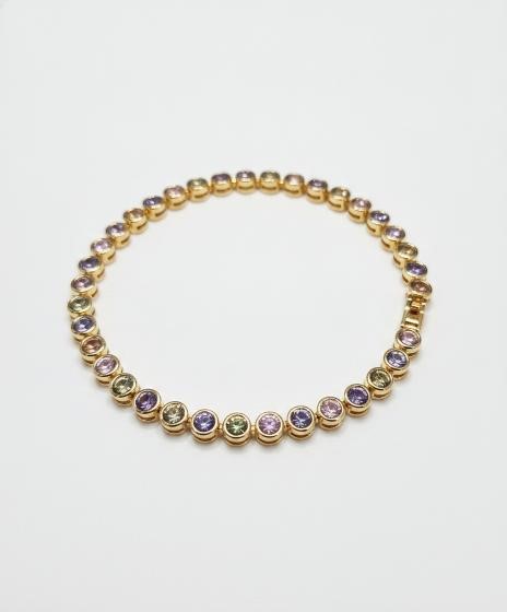 22K/Italy Gold Filled Bracelet -(stamped 22K/Italy)